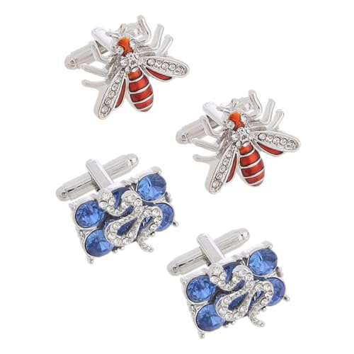 VALICLUD 1 Satz Bienen-manschettenknöpfe Männer Puffer Paillette Abzeichen Ringe Stifte Binden Wolfram Biene Manschettenknöpfe Schlange Manschettenknöpfe Biene Schmuck Strasssteine 2 Paare VALICLUD 1 Satz Bienen-manschettenknöpfe Männer Puffer Paillette Abzeichen Ringe Stifte Binden Wolfram Biene Manschettenknöpfe Schlange Manschettenknöpfe Biene Schmuck Strasssteine 2 Paare von VALICLUD