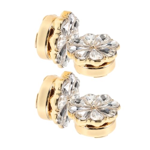 VALICLUD 4-teiliges Blumen-set Für Damen – Eleganter Hemdschmuck Mit Strasssteinen Perfekt Für Besondere Anlässe von VALICLUD
