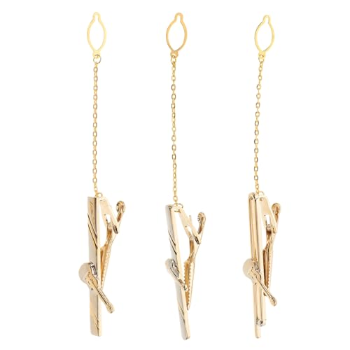 VALICLUD 1 Satz Dekorative Krawattenclips mit Violin und Gitarren Design für Hochzeiten Partys und Konzerte von VALICLUD