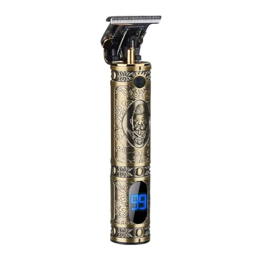 VALICLUD 1 Satz Haarschneidemaschine mit LCD Anzeige Retro Carving Clipper für Herren Leiser Kabelloser Haartimmer für Präzises Frisieren USB Aufladbar Tragbar für Anfänger VALICLUD 1 Satz Haarschneidemaschine mit LCD Anzeige Retro Carving Clipper für Herren Leiser Kabelloser Haartimmer für Präzises Frisieren USB Aufladbar Tragbar für Anfänger von VALICLUD