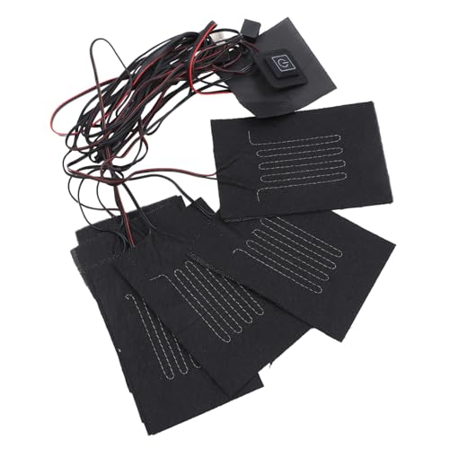 VALICLUD Usb-weste-heizkissen Elektrisches Heizkissen Für Kleidung Für Kleidungsstücke Für Winter Schwarz von VALICLUD