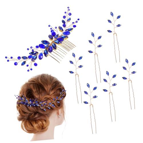 VALICLUD Strass-haarspangen Für Frauen Dekorativer Haarschmuck Zur Hochzeit U-förmige Haarnadeln Für Brautfrisuren Mit Strasssteinen Für Hochzeiten Und Partys von VALICLUD