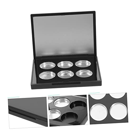 VALICLUD 1 Satz Leerem Lidschattenbehälter Nachfüllbare Kosmetikdose mit Runden Platten Praktischer und Tragbarer Organizer für Make Up für Reisen Teiliges von VALICLUD