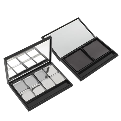 VALICLUD Leere Lidschattenpalette Tragbarer Selbstgemacht Kosmetik Organizer Magnetische Make Up Kasten für Lippenstift und Lidschatten Kompakt und Leicht Kosmetikbehälter für Unterwegs von VALICLUD