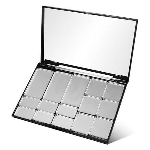 VALICLUD 1 Satz Magnet-lidschatten-palette Leer Magnetisches Make-up Make-up-palette Magnetischer Lidschattenbehälter Lidschattenhalter Magnetischer Schminkkoffer Tablett Abs von VALICLUD
