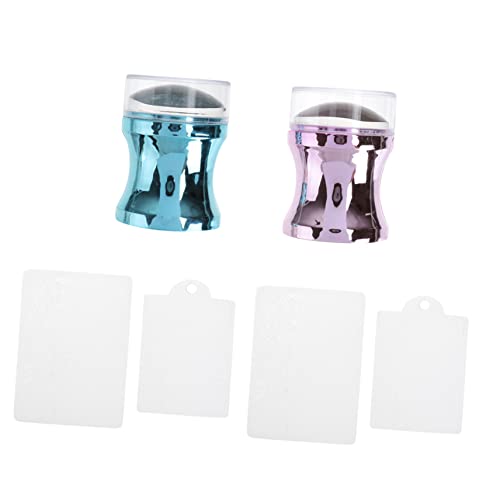VALICLUD 1 Satz Maniküre Schaber Stempel und Schablonen für DIY Nageldesign Leicht und Tragbar für Zuhause oder Schönheitssalon Komfortable Anwendung Verletzungsgefahr von VALICLUD