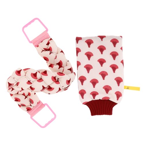 VALICLUD 1 Satz Peeling Handschuh und Rückenreiniger für Körperwäsche Hautfreundliche Duschhandschuhe für Männer für Bad und Leicht und Tragbar Silbergrün von VALICLUD