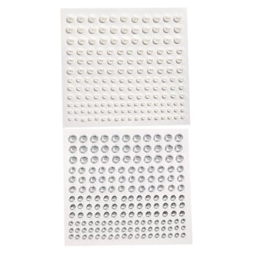 VALICLUD 1 Satz Rhinestone Sticker mit Selbstklebenden Perlen für Gesicht und Bastelarbeiten Verschiedenen für Makeup Dekorationen und Diy Projekte für Festivals und Partys von VALICLUD