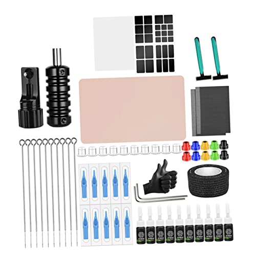 VALICLUD Tätowierstift Anfänger Professioneller Tattoo-stifthalter Mit Aufbewahrungshalter Für Tattoo-nadeln Diy-tattoo-werkzeug Inklusive Tattoo-übungswerkzeuge von VALICLUD