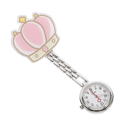 VALICLUD 1satz Kronen Brustuhr Lustige Cartoon Taschenuhr Für Ärzte Und Krankenschwestern Tragbare Clip-Uhr Für Einsatz Im Für Geburtstagsgeschenke Robustes Design Mit Hervorragender VALICLUD 1satz Kronen Brustuhr Lustige Cartoon Taschenuhr Für Ärzte Und Krankenschwestern Tragbare Clip-Uhr Für Einsatz Im Für Geburtstagsgeschenke Robustes Design Mit Hervorragender von VALICLUD
