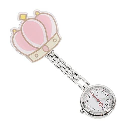 VALICLUD 1satz Kreative Cartoon Pocket Watch Clip Design Lustige Krone Brustuhr Für Ärzte Und Pflegekräfte Tragbare Und Praktische Uhr Für Alltag VALICLUD 1satz Kreative Cartoon Pocket Watch Clip Design Lustige Krone Brustuhr Für Ärzte Und Pflegekräfte Tragbare Und Praktische Uhr Für Alltag von VALICLUD