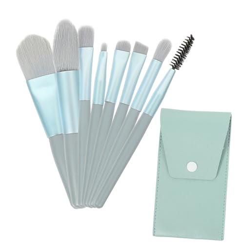 VALICLUD Make up Pinsel 8 Stück Kleiner Reise Make up Pinsel Für Frauen Lidschatten- Concealer Und Rougepinsel Mit Holzgriff Tragbar Und Weich Für Anwendung Kosmetikwerkzeuge Für von VALICLUD