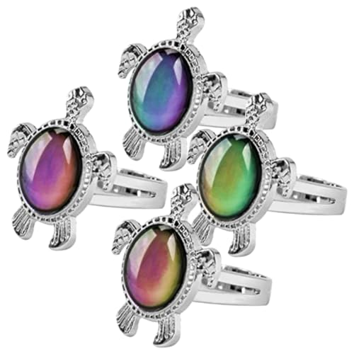 VALICLUD 1 Satz Thermochromer Ring Stimmungsring Kinderringe Weihnsgeschenke Valwntinstagsgeschenk Weinachtsgeschte Unisex-emotionsring Emotionsring Mit Farbwechsel Legierung 4 Stück VALICLUD 1 Satz Thermochromer Ring Stimmungsring Kinderringe Weihnsgeschenke Valwntinstagsgeschenk Weinachtsgeschte Unisex-emotionsring Emotionsring Mit Farbwechsel Legierung 4 Stück von VALICLUD