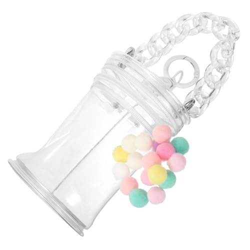 VALICLUD 1 Satz Transparente Puppen Aufbewahrungstasche mit Reißverschluss Praktische Figuren Display für Sammlermodelle für Handarbeiten Staubdicht und Leicht Transportierbar mit Design von VALICLUD