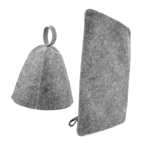 VALICLUD 1 Satz Wasserdichter Sauna Hut mit Filz Saugfähigem Pad für Damen und Herren für Wellnessanwendungen Schützt vor Überhitzung und Sorgt von VALICLUD