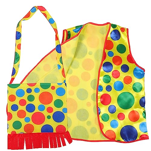 VALICLUD 1 Satz halloween costume halloween kleidung geschenkeidee festival outift vergnügungspark Clown-Kostüme Party Anzüge für Männer schnell Die Kostüm für Erwachsene Clown- Stoff von VALICLUD