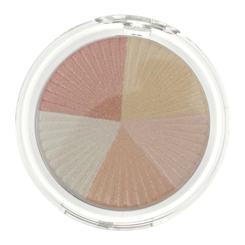 VALICLUD 1 Schachtel Puder hervorheben Puder-Foundation für das Gesicht Schimmerpuder für das Gesicht Highlight gepresstes Pulver Frauen Gesicht Make-up Kunststoffschale von VALICLUD