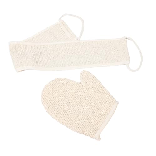 VALICLUD 1 Set Peeling Handschuhe Neues Badetuch Badehandschuh Dusch Spa Handschuhe Herren Stoffhandschuhe Für Männer Bambusfaser Rückenreinigung Waschhandschuhe Peeling Spray von VALICLUD