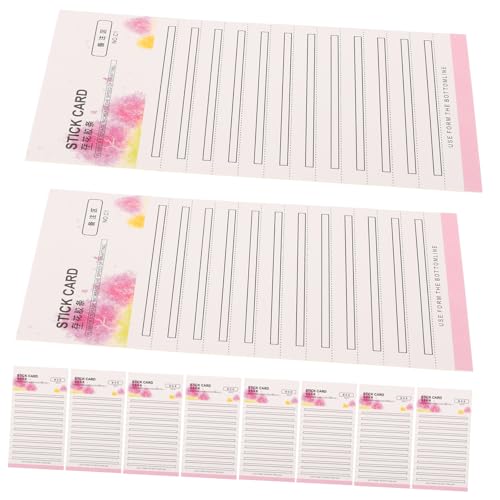 VALICLUD 1 Set Wimpern Mit Gelatinestreifenkarte Wimpernverlängerungsset Wimpernaufbewahrung Wimpernverlängerungsschalen Papier von VALICLUD