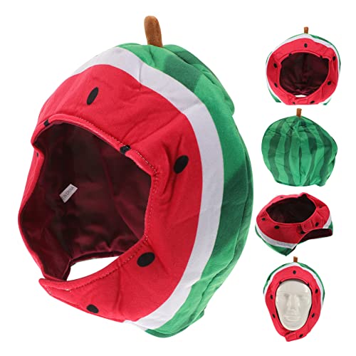 VALICLUD 1stück Wassermelonenhut Für Partys Lustige Fotorequisiten Für Karneval Cosplay Und Geburtstagsfeiern Einzigartige Kostümaccessoires Langlebig Und Kreativ von VALICLUD