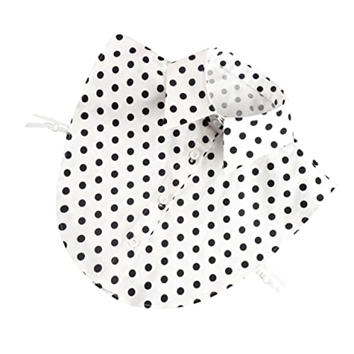 VALICLUD 1 Stück Polyester Baumwolle Fake Kragen Weiß Pullover Dekorativer Fake Kragen Weiß Trendy Schmuck Kragen von VALICLUD