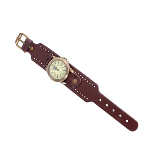 VALICLUD 1stück Vintage Roman Armbanduhr Echtem Für Damen Stylische Quarz-Uhr Im Retro-Stil Für Zu Weihnachten Geburtstagen Oder Hochzeiten Tiefkaffee von VALICLUD