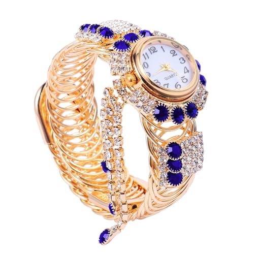 VALICLUD Analoger Damen Quarz Armbanduhr Freizeit Uhr Aus Legierung Mit Spiegel Große Ziffern Für Mädchen Frauen Uhr Für Geburtstag Weihnachten Halloween von VALICLUD