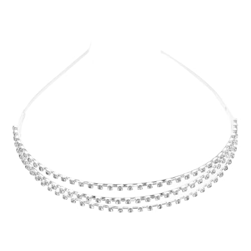 VALICLUD Strass Haarband Für Frauen Hochzeit Braut Strass Stirnband Haar Schmuck Party Tanzband Kopfband Leicht Tragen Anlässe von VALICLUD
