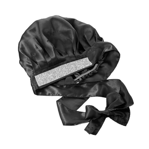 VALICLUD 1 Stück Doppellagige Duschhaube für Damen Weich Elastisch und Atmungsaktiv für Nächtliches Schützt vor Haaröl und Verlust Sorgt für Sauberen Schlafplatz von VALICLUD