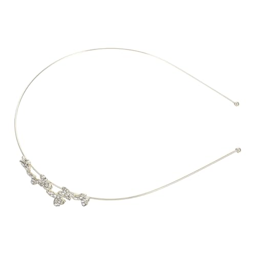 VALICLUD 1 Stück Eleganter Haarreif mit Strass und Stilvolles Haaraccessoire für Damen für Freizeit Abendkleid und Tägliches Makeup Robustes Flexibles Material aus Legierung und Strass von VALICLUD