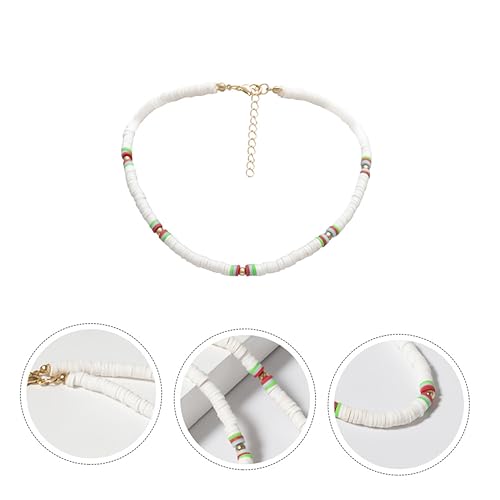 VALICLUD 1 Stück Etnischer Stil Choker Halskette für Frauen Kreative Farbenfrohe Perlenkette für Partys Reisen und Besondere Anlässe Leicht und zu Tragen von VALICLUD