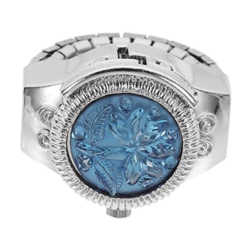 VALICLUD Ringförmige Uhr Als Schmuck Für Damen Dekoratives Ring-Design Mit Kreativem Rosendekor Stilvolle Uhr Für Alltag Bequem Und Langlebig Zu Tragen VALICLUD Ringförmige Uhr Als Schmuck Für Damen Dekoratives Ring-Design Mit Kreativem Rosendekor Stilvolle Uhr Für Alltag Bequem Und Langlebig Zu Tragen von VALICLUD