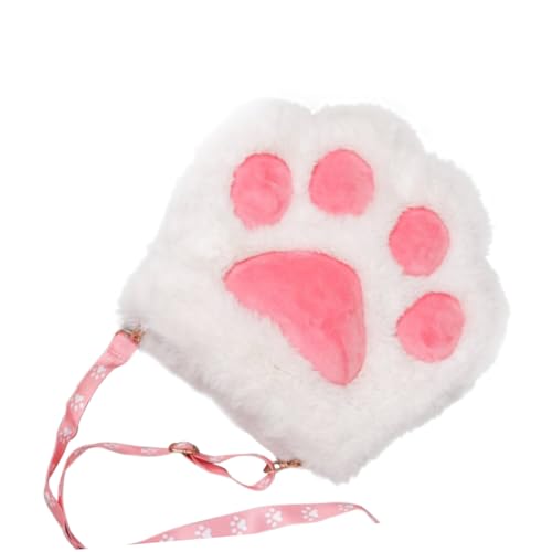 VALICLUD 1 Stück Flauschige Umhängetasche Katzenpfoten Design Vielseitige Schultertasche für Damen Tragbare Kosmetiktasche für Make Up und Mehr für Handy Kosmetik und Accessoires und VALICLUD 1 Stück Flauschige Umhängetasche Katzenpfoten Design Vielseitige Schultertasche für Damen Tragbare Kosmetiktasche für Make Up und Mehr für Handy Kosmetik und Accessoires und von VALICLUD