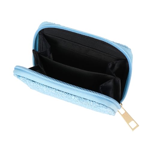 VALICLUD 1stück Kleiner Pu Leder Geldbeutel Für Damen Praktische Reißverschluss Münztasche Zur Aufbewahrung Von Kleingeld Karten Und Schlüsseln Für Reisen Shopping Und Alltag von VALICLUD