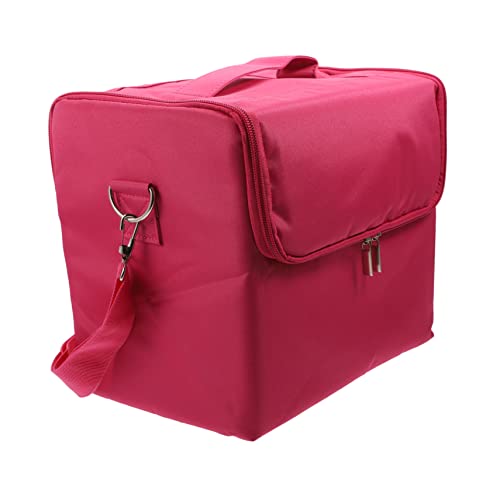 VALICLUD 1 Stück Große Kosmetiktasche für wasserdichte Make Up Organizer mit Mehreren Schichten Aufbewahrungstasche für Maniküre Tools und Kosmetik für Reisen Lebhaftem von VALICLUD