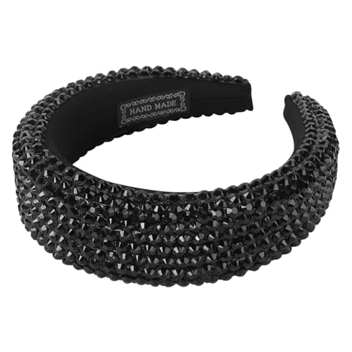 VALICLUD Retro Haarreif Mit Strass Für Brautschmuck Hochzeit Kopfbedeckung Leichte Stirnbänder Ohne Verblassen Für Partykostüme Und Frisurenaccessoires von VALICLUD