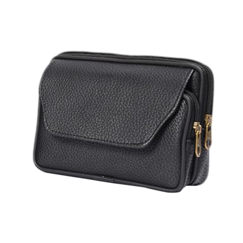 VALICLUD 1 Stück Herren-Geldbörse Aus Leder Multifunktional Modisch Gürteltasche Handytasche Für Outdoor-Reisen Und Einkäufe (Zufällige Farbe) von VALICLUD