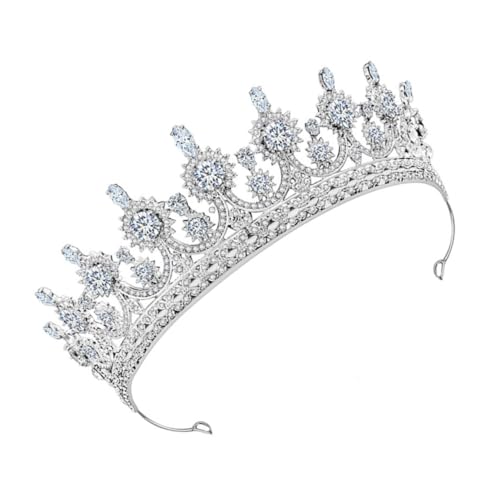 VALICLUD 1 Stück Hochzeit Haarschmuck Rhinestone Tiara für Bräute Festivals Fotoshootings Hochzeiten Partys Hochwertige Haaraccessoires VALICLUD 1 Stück Hochzeit Haarschmuck Rhinestone Tiara für Bräute Festivals Fotoshootings Hochzeiten Partys Hochwertige Haaraccessoires von VALICLUD