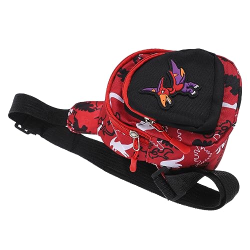 VALICLUD Umhängetasche Junge Mädchen Brusttasche Dinosaurier Muster Mode Tasche Aus Nylonmaterial Mit Schlüsselanhänger Für Und Mädchen Zum Tragen Von Spielsachen Und Kleinen von VALICLUD