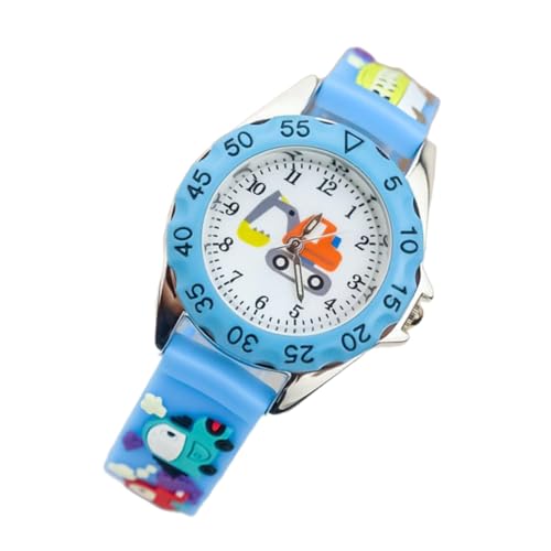 VALICLUD Kinderuhr Für Jungen Und Mädchen Niedliche Armbanduhr Für Junge Mädchen wasserdichte Quarzuhr Mit Verstellbarem Silikonarmband Als Für Kleine von VALICLUD