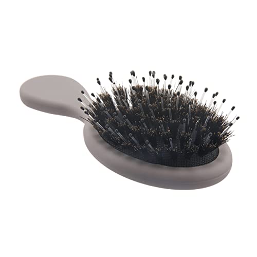 VALICLUD 1 Stück Kissen Massagekamm aus Schweineborsten Tragbarer Haarentwirrungskamm für Sanfte Kopfhautmassage für Unterwegs von VALICLUD