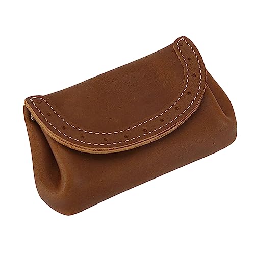 VALICLUD 1 Stück Kleine Ledermünztasche für Damen Modischer Organizer für Geld Schlüssel und Kopfhörer Praktische Aufbewahrungstasche für Alltag und Reisen für Strand Party und Shopping von VALICLUD