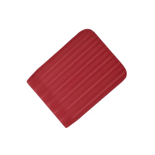 VALICLUD Kleiner Lippenstifttasche Mit Spiegel Tragbare Kosmetik Aufbewahrungstasche Für Damen Kompakte Und Stilvolle Lippenstift Etui in Rot Für Handtasche Und Reise Leicht Und Praktisch von VALICLUD