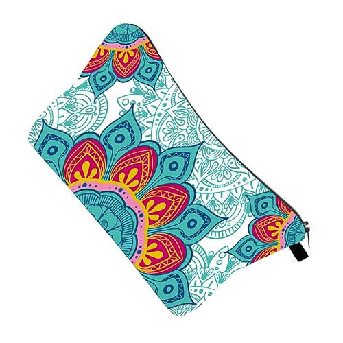 VALICLUD 1 Stück Kosmetiktasche Mandala Multifunktionale Make Up Aufbewahrungstasche für Damen Kompakt Leicht für Reisen Gym Camping Badezimmerorganisation Große Kapazität Hochwertiges von VALICLUD