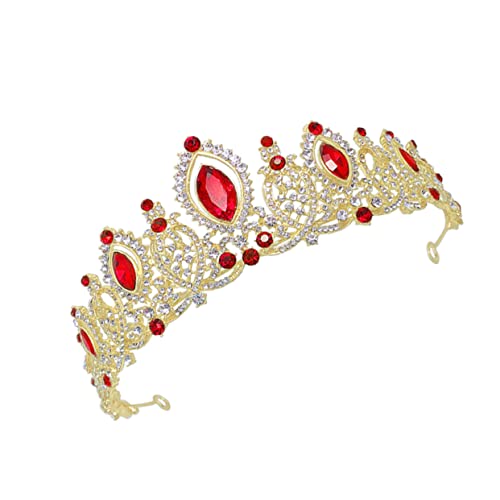 VALICLUD 1 Stück Kristallkrone Tiara Haarband für Damen Accessoire Farbenfrohes Design für Partys und Besondere Anlässe Langlebig und Bequem Perfektes von VALICLUD