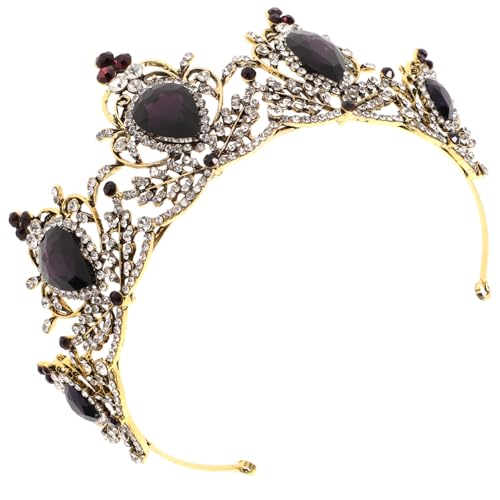 VALICLUD Vintage Crystal Rhinestone Crown Headdress Für Braut Stirnband Mit Für Hochzeiten Partys Und Besondere Anlässe von VALICLUD