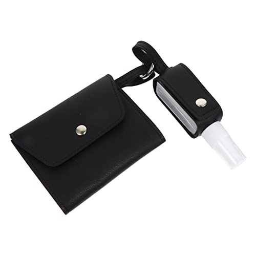 VALICLUD Flasche Mit Flaschenhülle Aus Leder Tragbare Maskentasche Flaschenhülle Mit Drehbarem Deckel Für Reisen Badeöl Shampoo Handcreme Masken Aufbewahren Rucksack Und Kinderwagen von VALICLUD