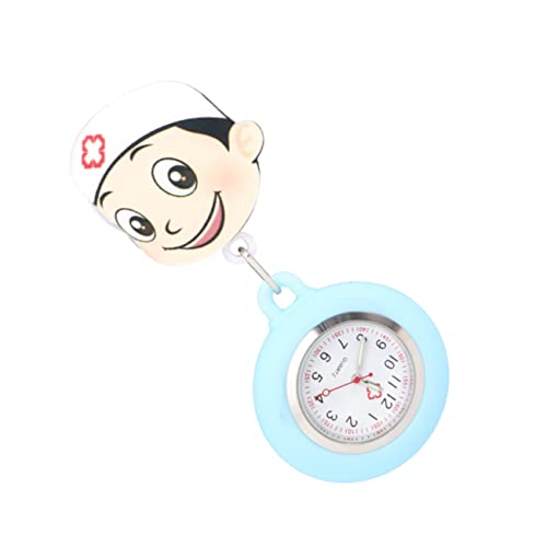 VALICLUD 1 Stück Mini-Uhr wanduhr Aqua KEM Blue Leichtblau für Kleinkinder ab 1 Jahr Jakobsweg hellblaue von VALICLUD