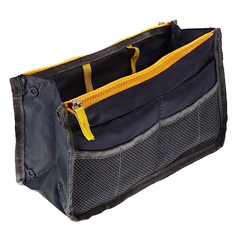 VALICLUD 1 Stück Multi Schicht Reisetasche Faltbare Make Up Tasche für Damen Handtaschenfutter Große Kapazität Robustes Nylon für Reisen von VALICLUD