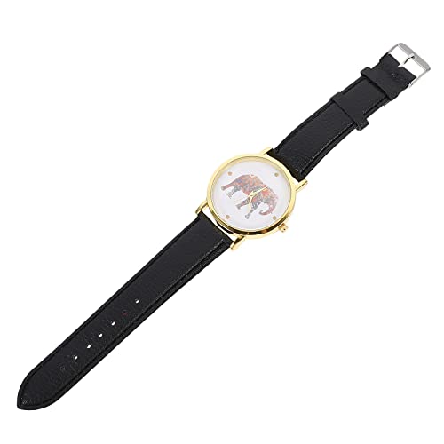 VALICLUD 1 Stück Paar beobachten Studentenarmbanduhr weibliche Uhr Armbanduhren Armbanduhr für Damen Handgelenk Uhr Damen Armbanduhr analoge Uhr Damen legierter Stahl Black von VALICLUD